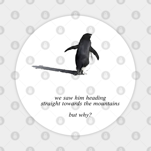 Nihilist-Penguin Magnet by dtr_art